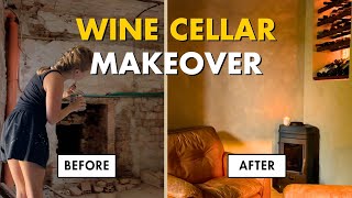 #71 FINALLY Building Our Dream Wine Room | Young Couple DIY Farmhouse Renovation in Italy