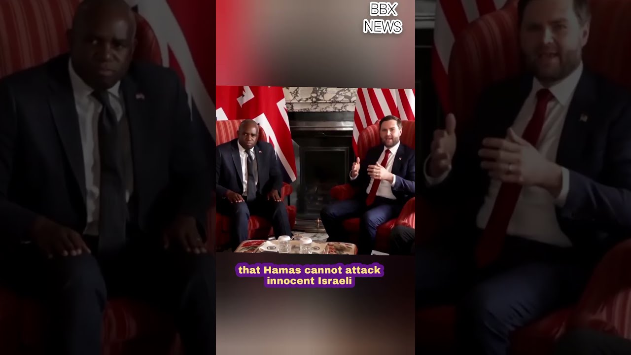 US VP JD Vance Meets UK S David Lammy Amid Gaza Policy Differences 