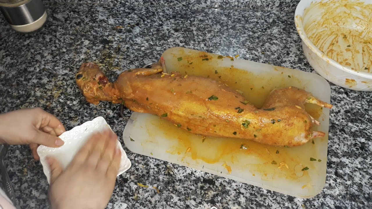 قنية معمرة بالروز و الكبدة محمرة و مشوية في الفران/صوص بطريقة مميزة