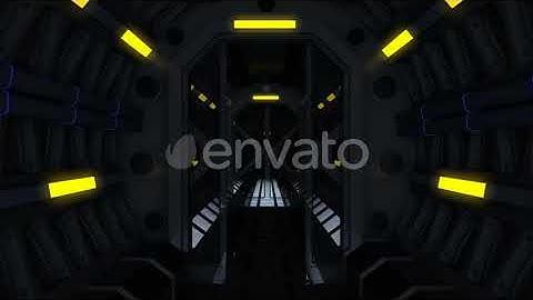 Spaceship Tunnel | Motion Graphics - Envato elements