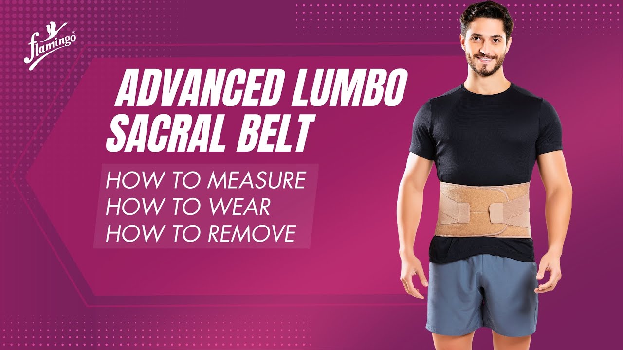 Lumbo Spring Advanced Lumbo Sacral Belt | Flamingo | How to wear - YouTube