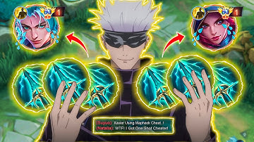 TOP 1 GLOBAL XAVIER 1 HIT BUILD! 999% DAMAGE HACK? WTF DAMAGE!! 😱 (CHEAT?) | XAVIER BEST BUILD 2024