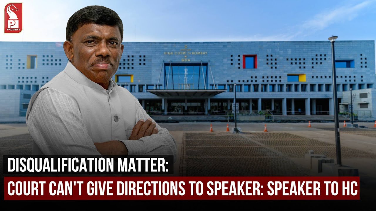 DISQUALIFICATION MATTER COURT CAN'T GIVE DIRECTIONS TO SPEAKER