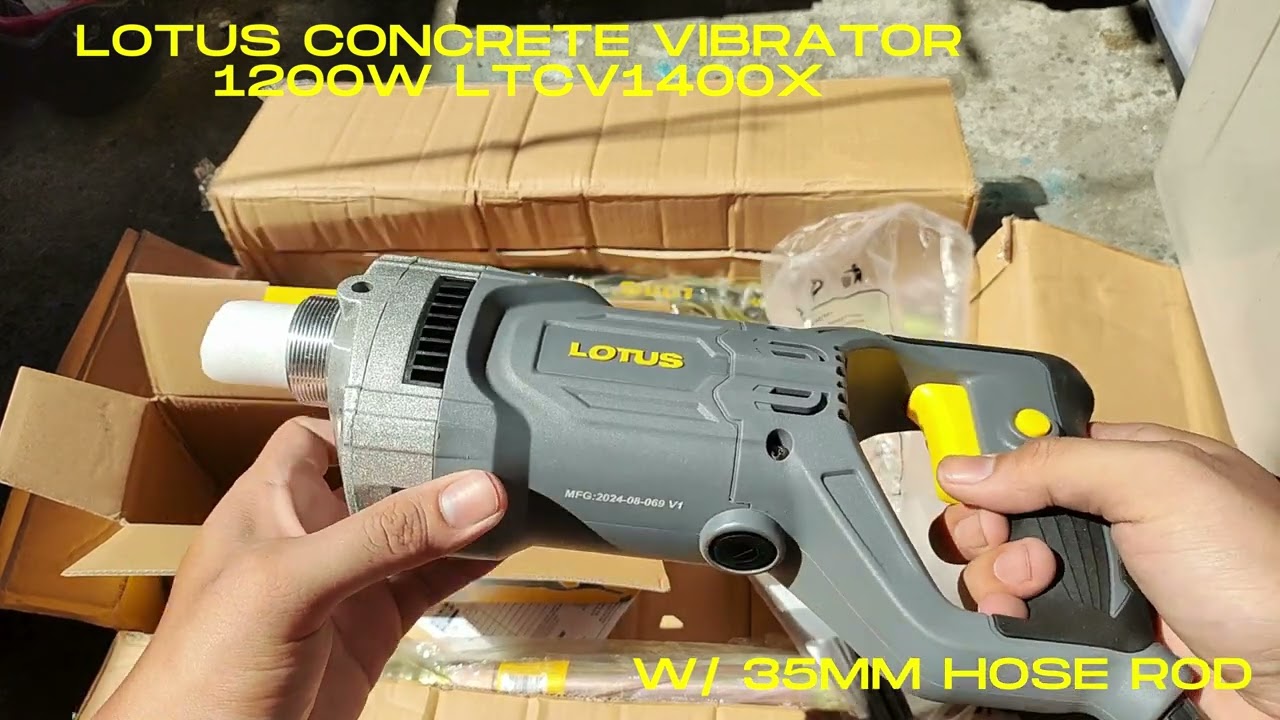 LOTUS CONCRETE VIBRATOR 1200W LTCV1400X