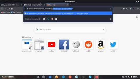 DVWA SQLi(Low security) tutorial