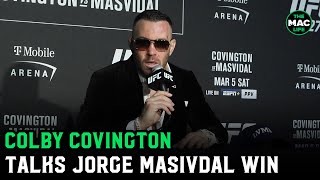 Colby Covington: 'I could fight Jorge Masvidal again in the parking lot if he wants' | UFC 272