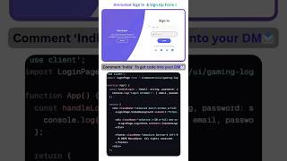 Animated Sign In and Sign Up Webpage📌#programmer #coding #webdeveloper #programming #code #fullstack