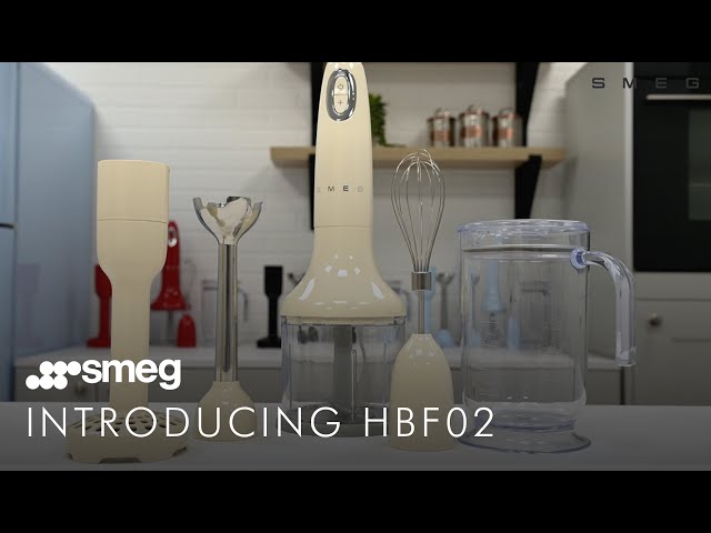 Smeg Hand Blender HBF22 with Accessories ,Black