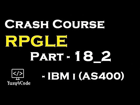 Crash Course RPGLE - Part 18_2 | Admin Login | yusy4code