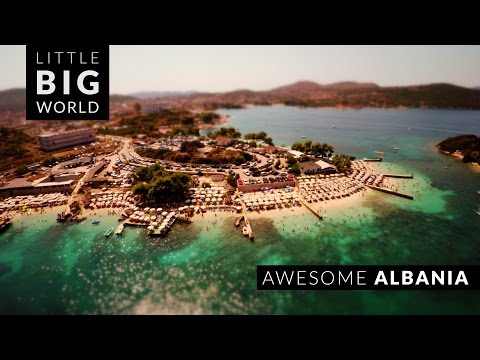 Impresionante Albania (4k - Lapso de tiempo - Aéreo - Inclinación - Cambio)