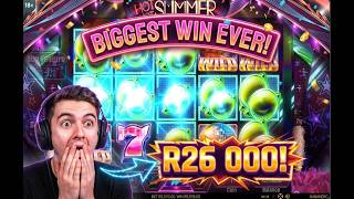 Hot Hot Summer BIGGEST WIN EVER! (Insane Multipliers Triggered)