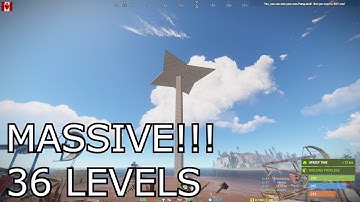 RUST Canadian PVE Lets build a HUGE tower base I mean MASSIVE