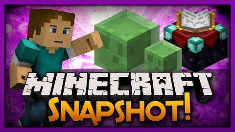 Minecraft 1.8 Snapshot 14w02c! New Enchanting And Slime Blocks!
