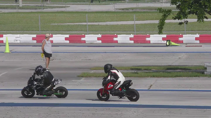 SFLMiniGP Homestead Round 6 September 2018 Monkey Bike Class Race Honda Grom Main Event