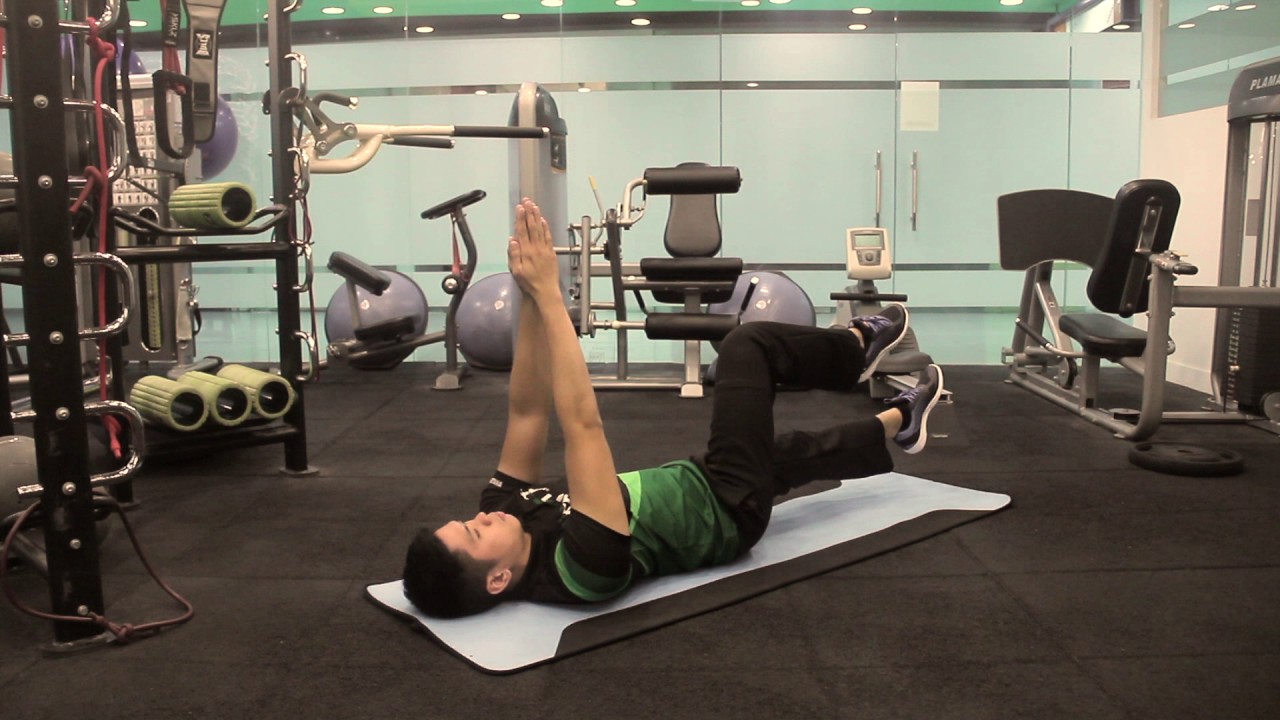 Single Leg Knee Tucks Exercise YouTube