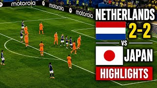 Belanda vs Jepang | Sorotan Pertandingan 2-2 Piala Dunia 2026