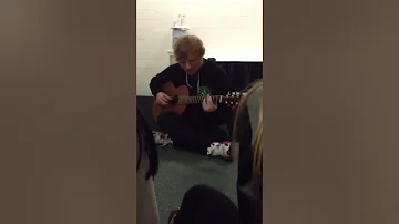 Ed sheeran / afire love acoustic / seattle private performance /-8/21