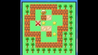 Orginal Sokoban Slowly Level 11 Solve