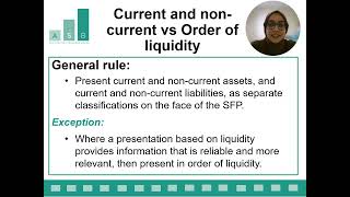 Current and non current vs order of liquidity