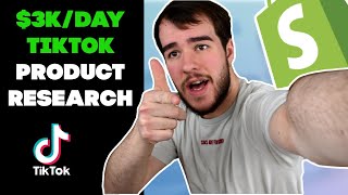 $3K/Day Product Research For TikTok Ads & Shopify