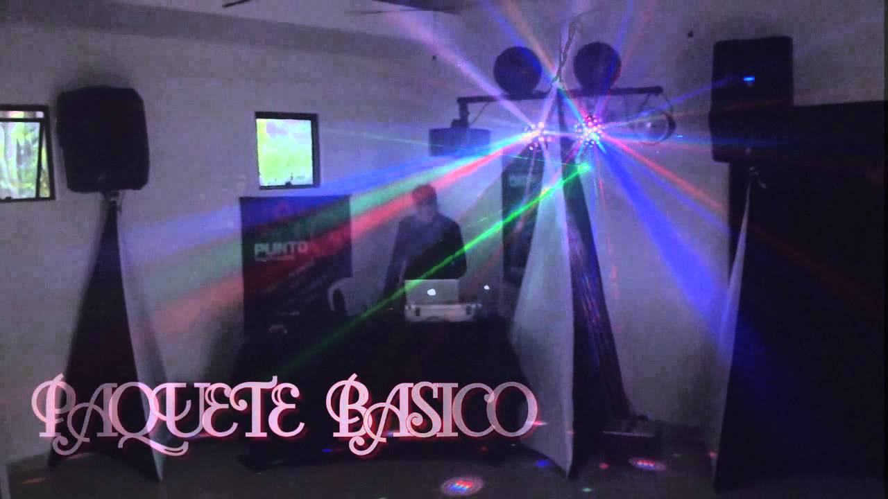 PAQUETE BASICO MONTAJE ALQUILER DE LUCES Y - YouTube