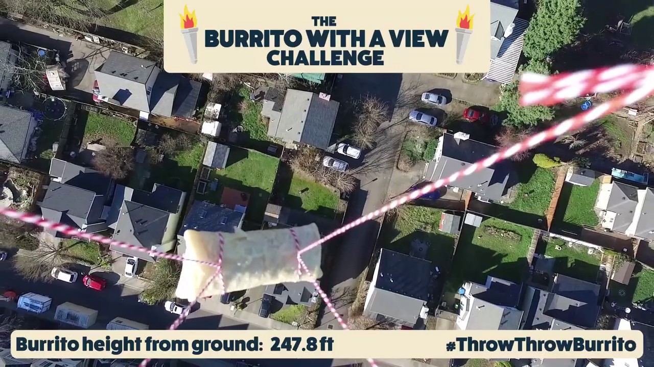 Burrito With A View #ThrowThrowBurrito - YouTube
