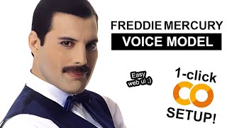 Freddie Mercury AI Voice Model - RVC 1-CLICK Google Colab Setup