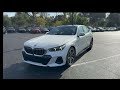 First look at the 2025 550e xDrive in Mineral White | 4K