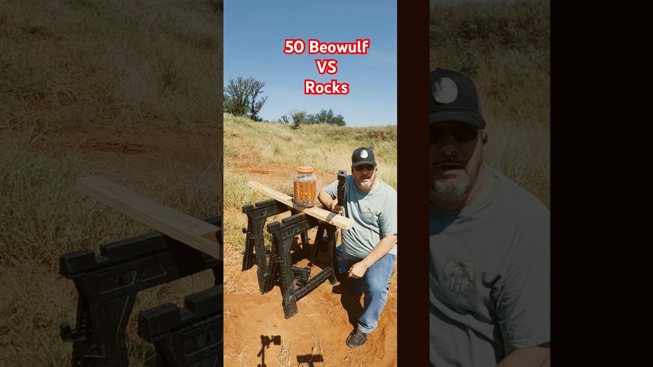 Shooting Rocks With A 50 Beowulf 