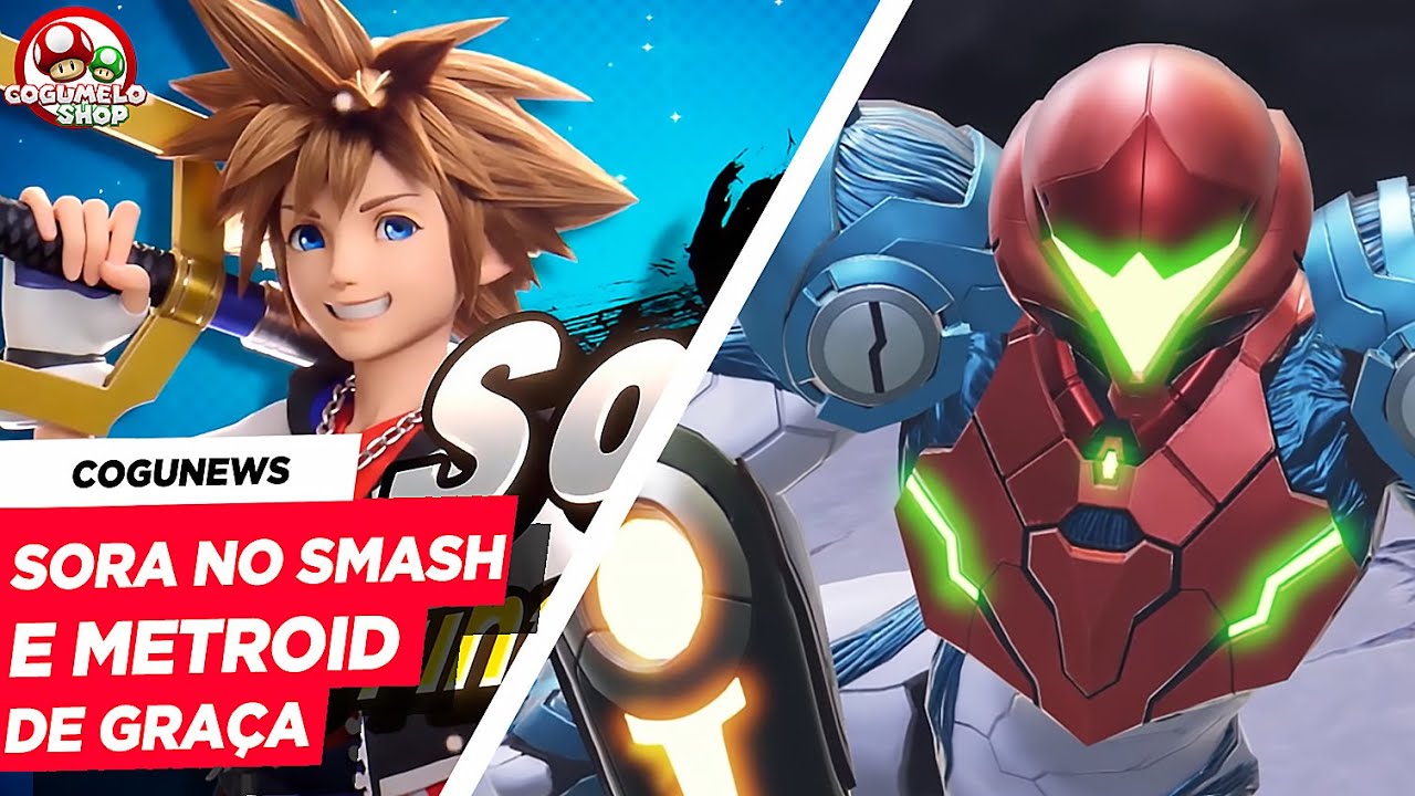 CoguNews | SORA NO SMASH, Metroid Dread DE GRAÇA e mais...