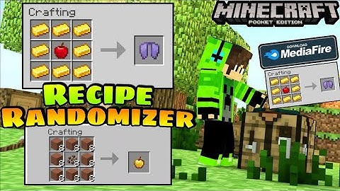 Random Crafting Mod | ( I. M. Bixu) (Recipe Randomizer Mod) for MCPE | 1.18+ Update | 100% Working