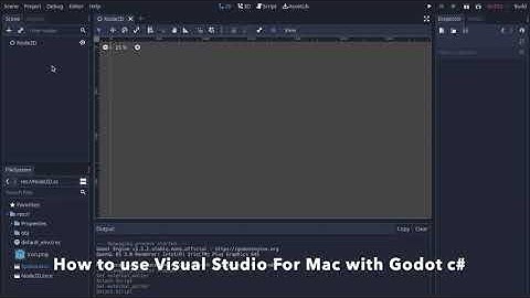 HOW TO USE VISUAL STUDIO FOR MAC WITH GODOT C#