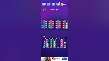 Ball Sort Level 293   Puzzle Color Sort Tatem Games Inc. All levels, #ballsortpuzzle