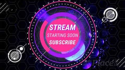 Twitch Stream Starting Soon Screen Loop Animation Video Maker