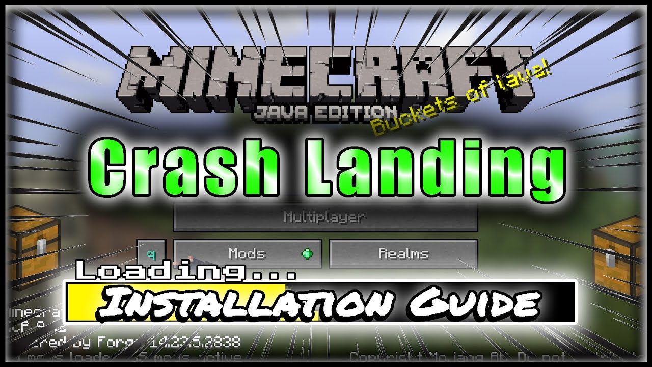 How To Download & Install Crash Landing for Minecraft YouTube