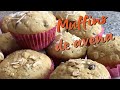 Cómo hacer unos muffins de avena súper fácil y rápido de preparar.