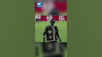 Robot football match debuts at China