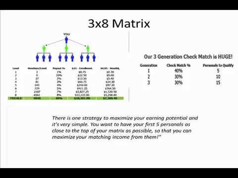 That Free Thing - Compensation Plan 3x8 Forced Matrix ...