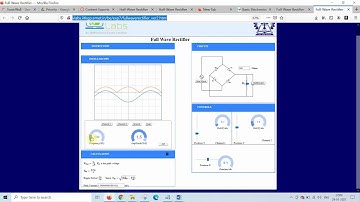 Virtual Lab || Full Wave Rectifier || Lab Experiment || Online Lab || Basic Electronic Lab || FWR