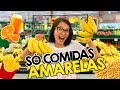 24 HORAS SÓ COMENDO COMIDAS AMARELAS | Luluca