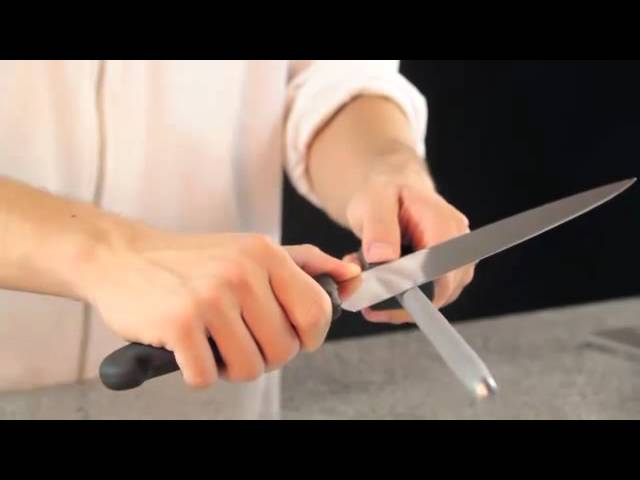 Como afilar cuchillo con chaira, Videotutorial. - YouTube