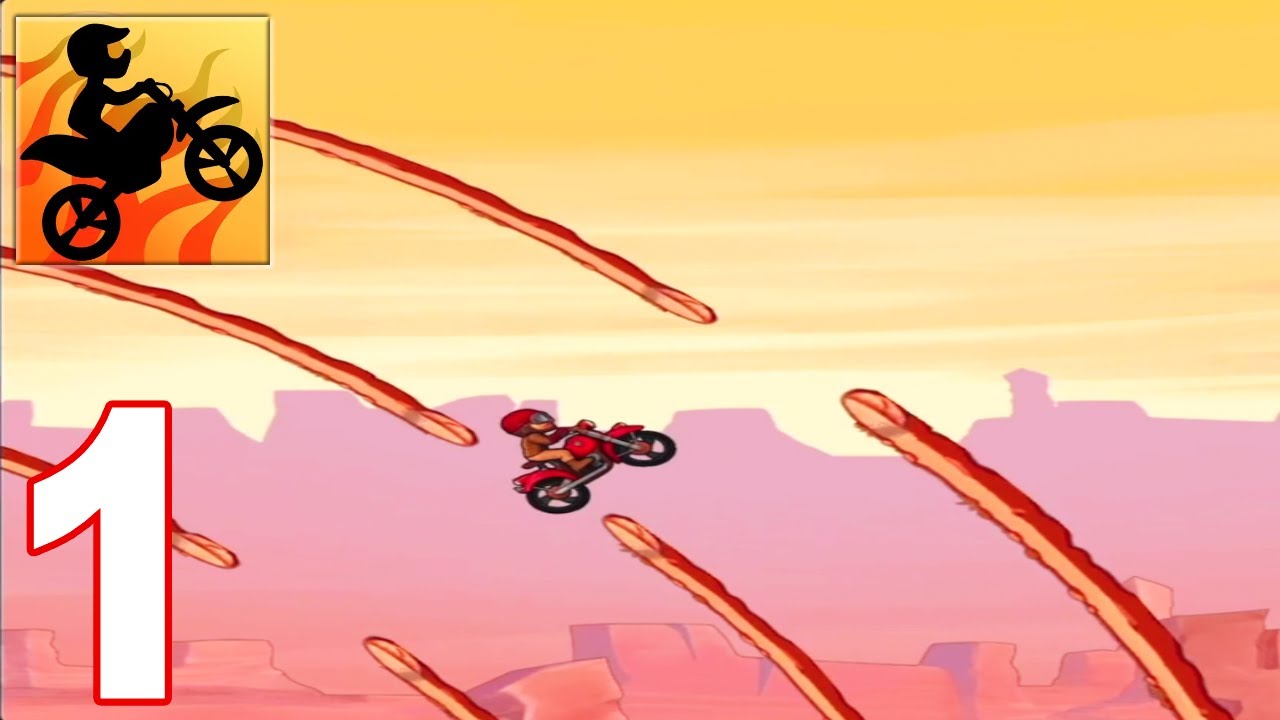 Bike Race Gameplay Walkthrough #1 - Normal Desert And Arctic! (iOS, Android)