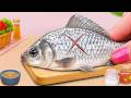 Easy Fish Recipe 🐟 How To Make Miniature Fried Fish with Spicy Dip by Petite Cooking