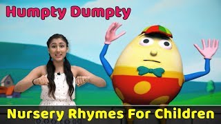 Humpty Dumpty Sat On A Wall Rhyme | Learn To Sing Nursery Poems | Preschool Songs | Baby Rhymes screenshot 4