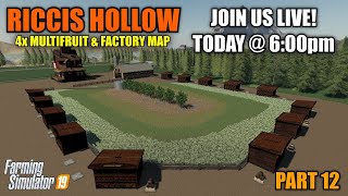 Riccis Hollow Map Fs19 Part 12 Riccis Hollow 4X Multifruit & Factory Map Farming Simulator 19 -  Youtube