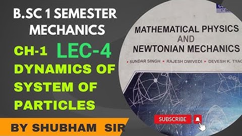 BSC 1 SEM || LEC-4 || MECHANICS, EFFECT OF CENTRIFUGAL FORCE.