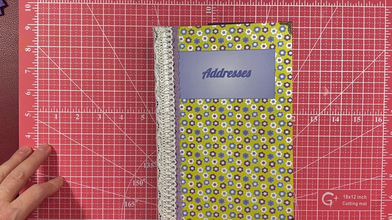 DIY Address Book YouTube