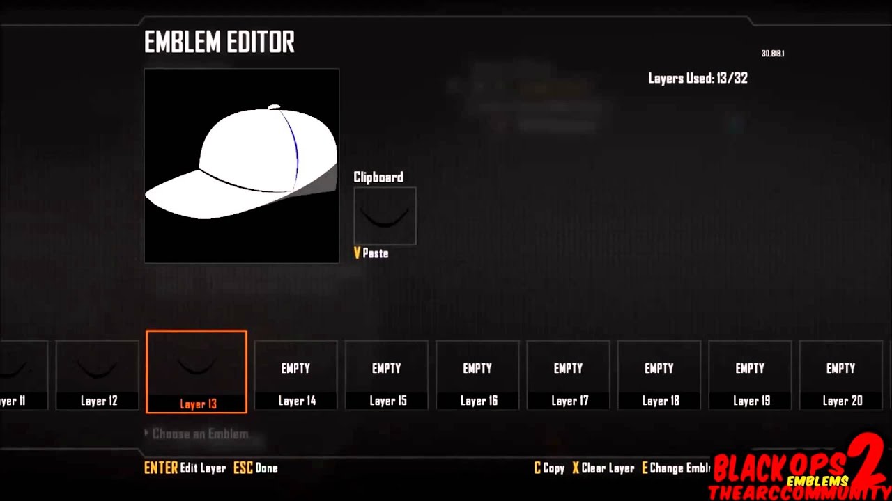 Snap Back Cap Black Ops 2 Emblem