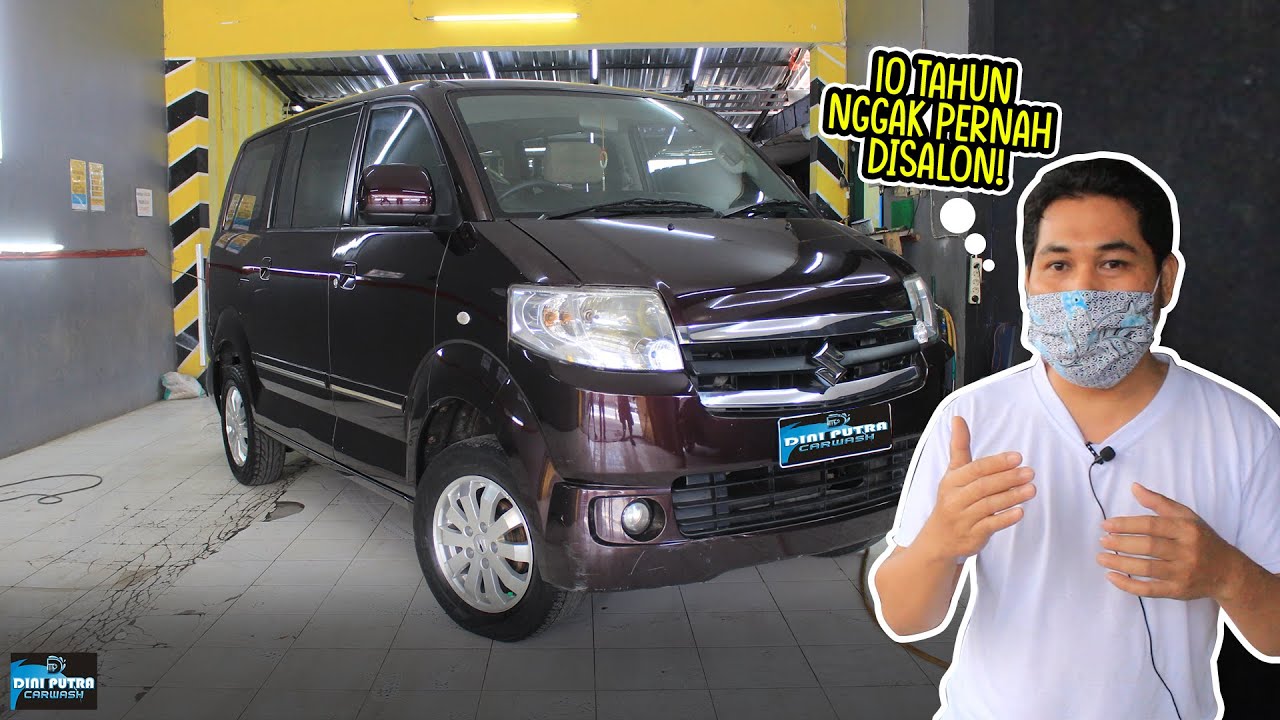 KORBAN BANJIR !! Salon Mobil SUZUKI APV Full Detailing | PERTAMA KALI DISALON SETELAH 10 TAHUN !!