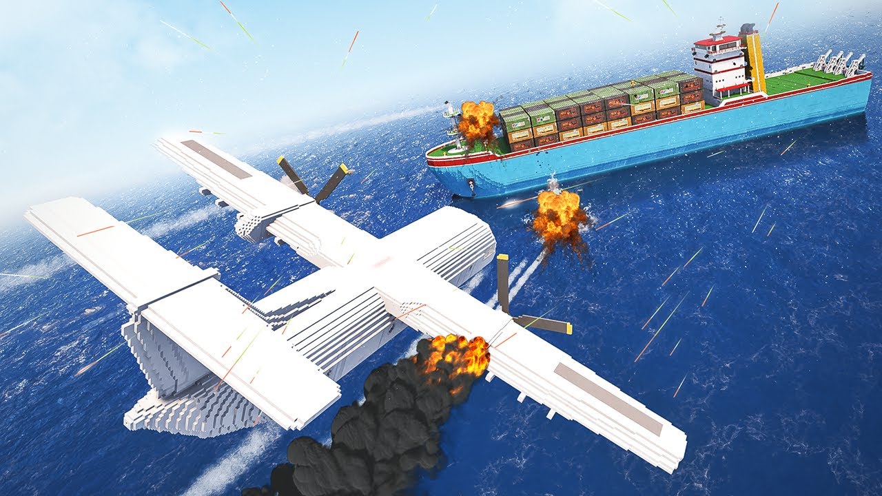 Planes attack Huge Cargo Ship | Teardown
